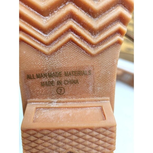 Daily Shoes Women's Waterproof Warm Faux Fur Lined Cold Weather Snow Rain Sz 7 - Picture 11 of 11